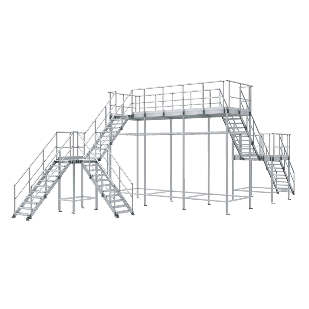 Modular industrial stairs and platforms